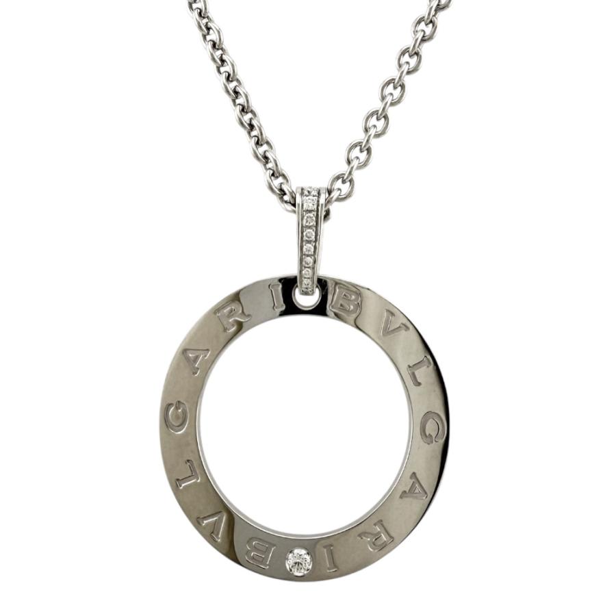 BVLGARI（ブルガリ） ロゴラージ カーブサークル ネックレス 18金 K18