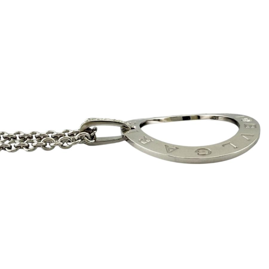 BVLGARI（ブルガリ） ロゴラージ カーブサークル ネックレス 18金 K18