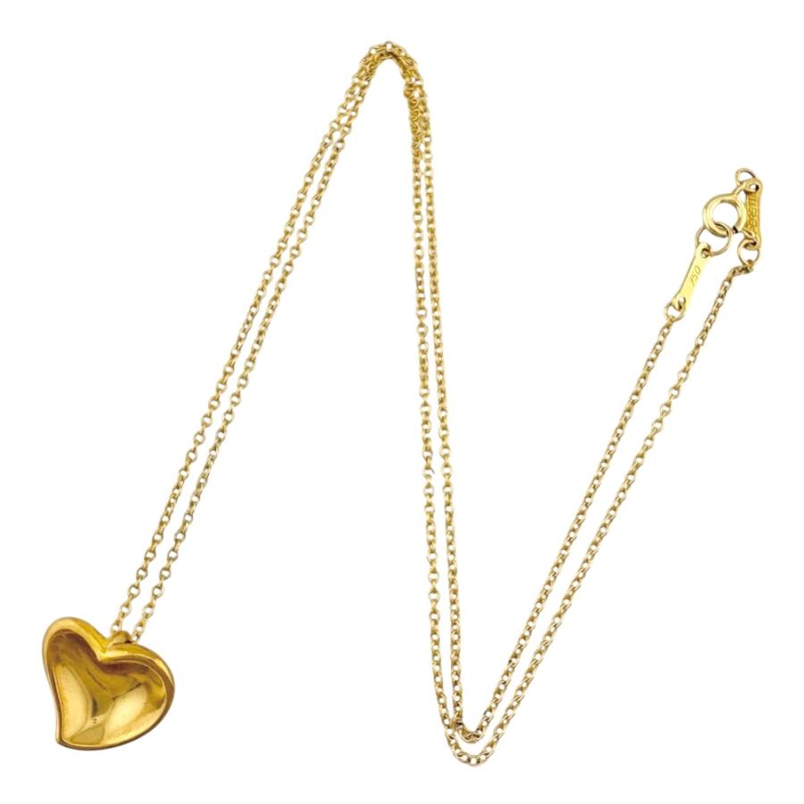Tiffany & Co. 　フルハート　 K18 TIFFANY&Co.（ティファニー） フルハート ネックレス 18金 K18イエロー