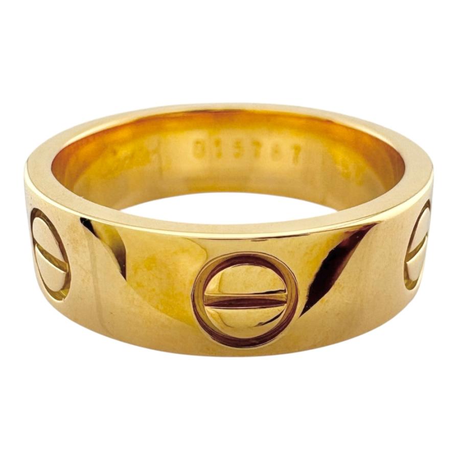 カルティエ K18イエローゴールド ラブリング Cartier カルティエ ラブ リング 指輪 9.5号 18金 K18イエロー