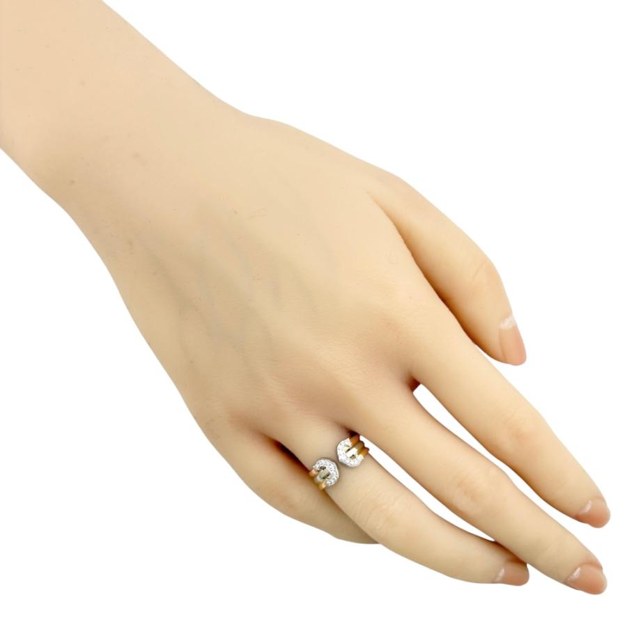 Cartier カルティエ 2C リング 指輪 9号 18金 K18イエローゴールド