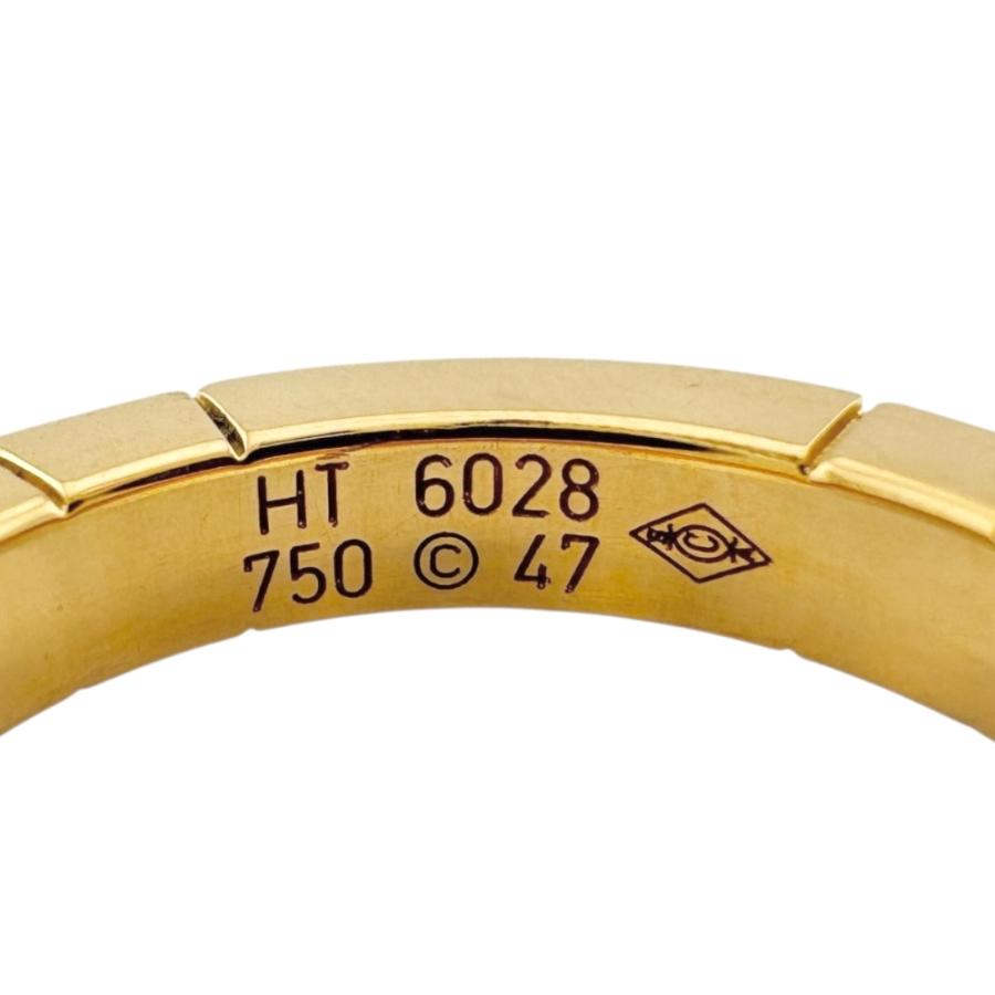 カルティエ Cartier K18YG 18金 イエロー ラニエール リング Cartier カルティエ ラニエール リング 指輪 7号 18金 K18
