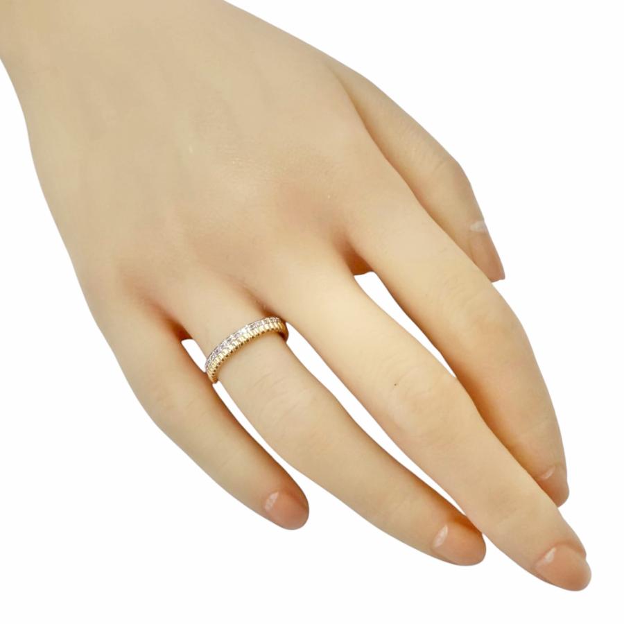 美品☆BOUCHERON ブシュロン キャトルラディアントハーフ 51 YG BOUCHERON ブシュロン キャトル ラディアント リング ハーフ