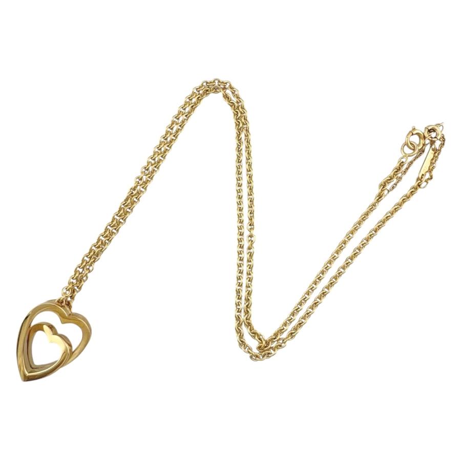 Cartier（カルティエ） インターレースハート ネックレス 18金 K18