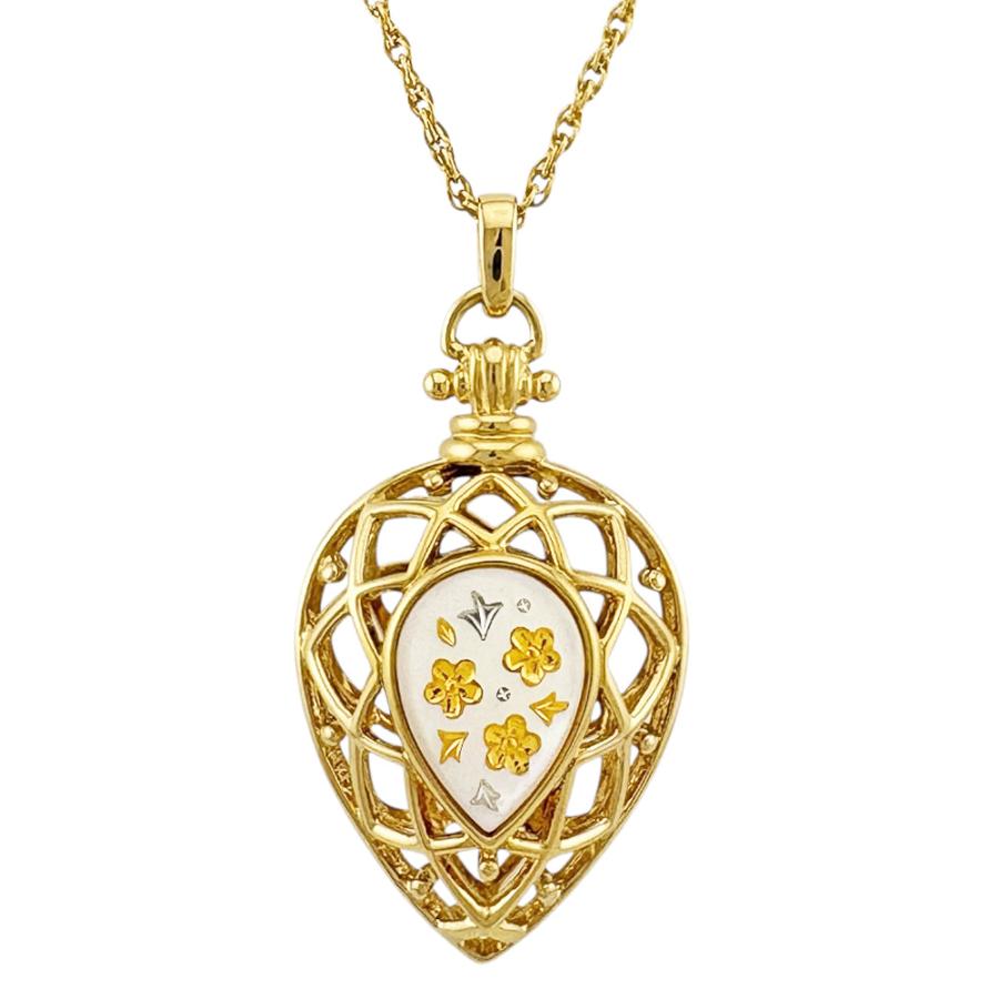 MIKIMOTO（ミキモト） ネックレス 18金 K18イエローゴールド シェル