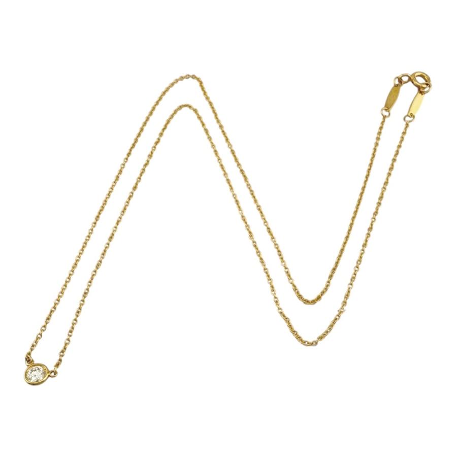TIFFANY&Co.（ティファニー） バイザヤード 約0.12ct ネックレス 18金