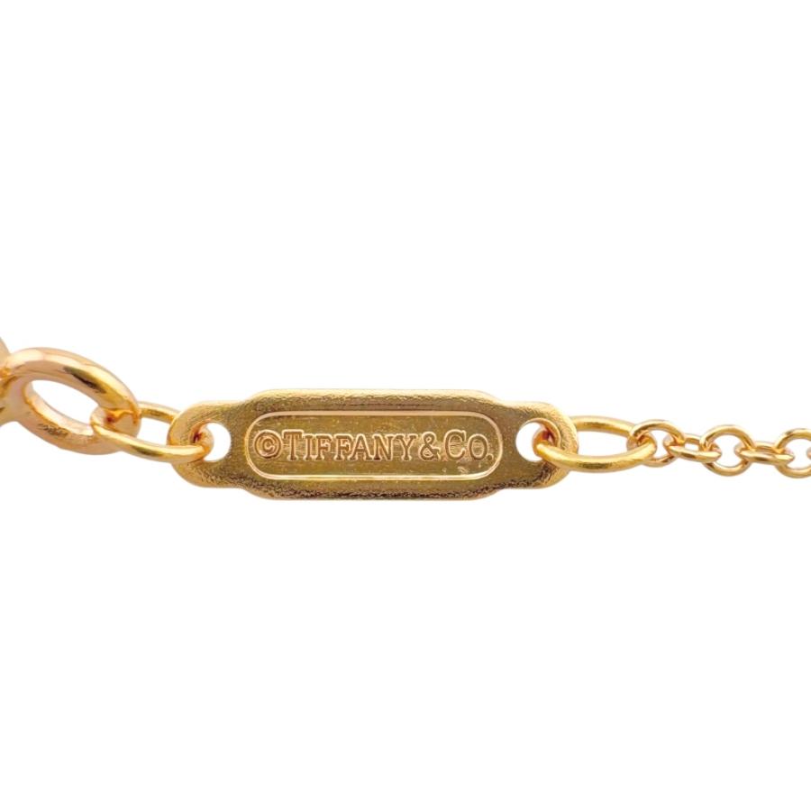 極美品 ティファニーT スマイル ネックレス ゴールド TIFFANY&Co. ティファニー Tスマイル ネックレス 18金 K18