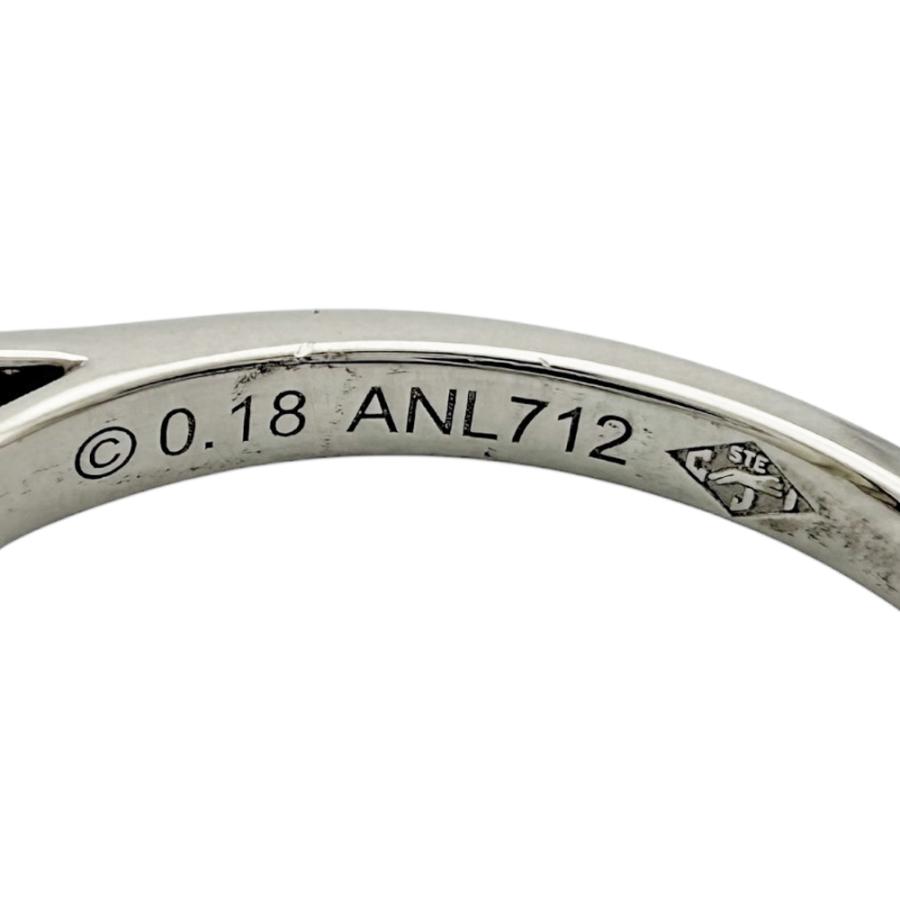 カルティエ 0.30 49 ソリテール ダイヤ F Pt950 リング 3820