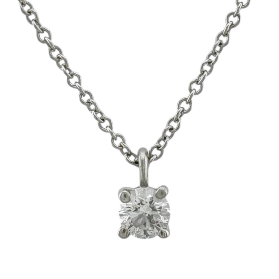 TIFFANY&Co.（ティファニー） ソリティア ネックレス Pt950プラチナ