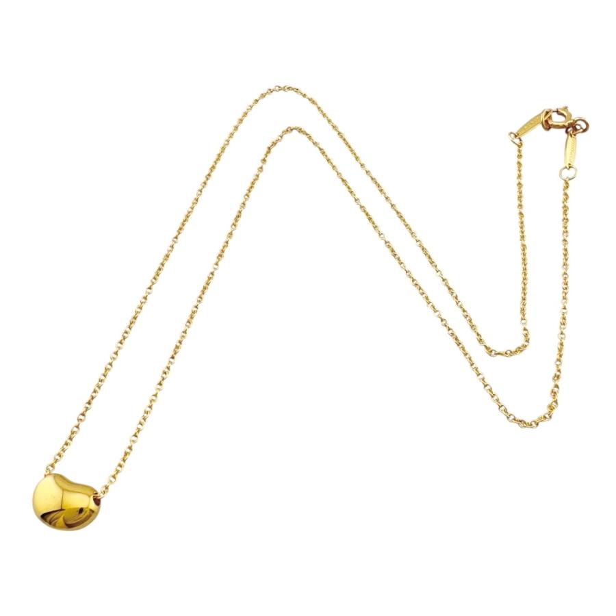TIFFANY&Co. ティファニー ビーン ネックレス 18金 K18イエロー