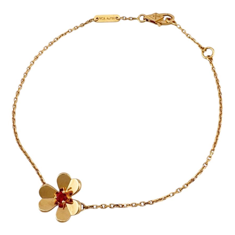 ヴァンクリーフ＆アーペル フリヴォル ブレスレット 18金 K18ピンク