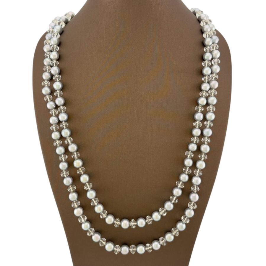 タサキ ネックレス シルバー パール レディース TASAKI 中古 美品