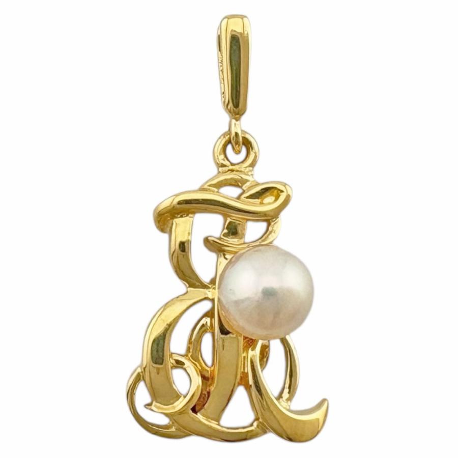 MIKIMOTO（ミキモト） ペンダントトップ 18金 K18イエローゴールド 