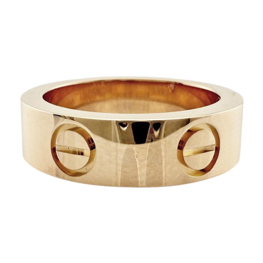 カルティエ　結婚指輪　9号 Cartier カルティエ ラブ リング 指輪 9号 18金 K18ピンク