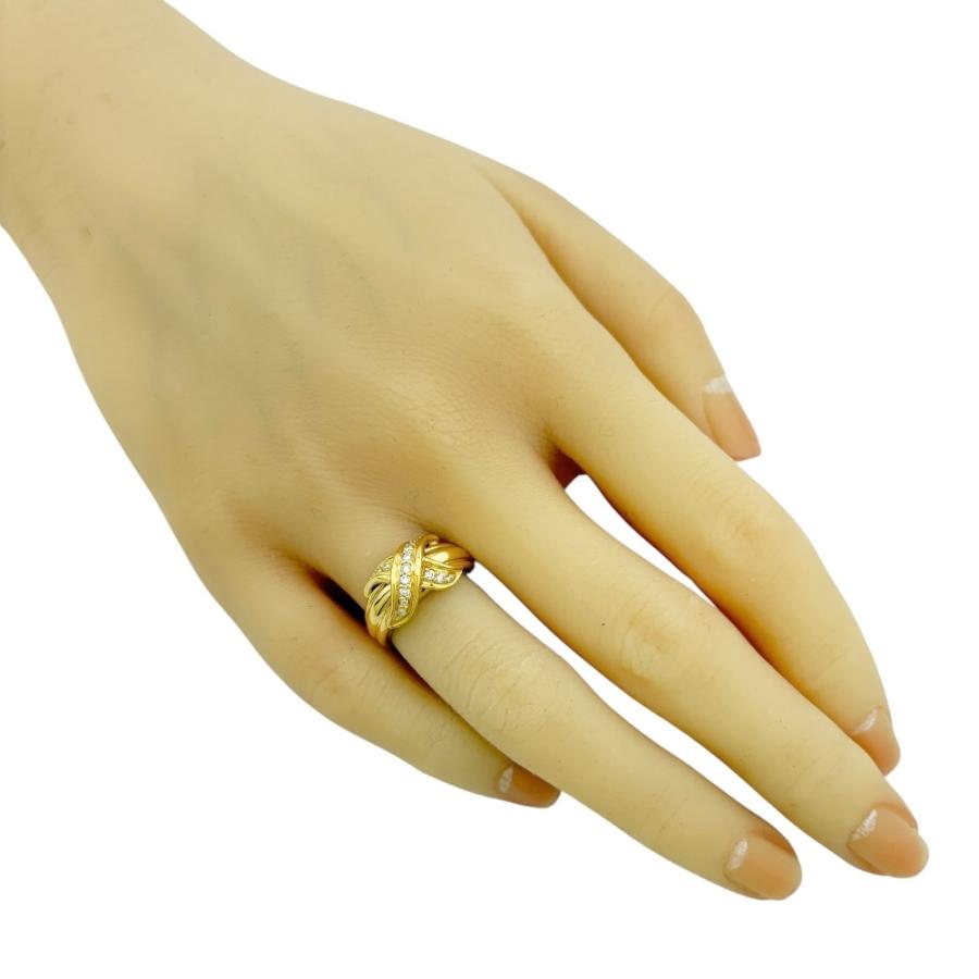 TIFFANY&CO. ゴールドリング 7号　ティファニーT TIFFANY&Co. ティファニー Tワン ナロー 7号 リング 指輪 K18PG