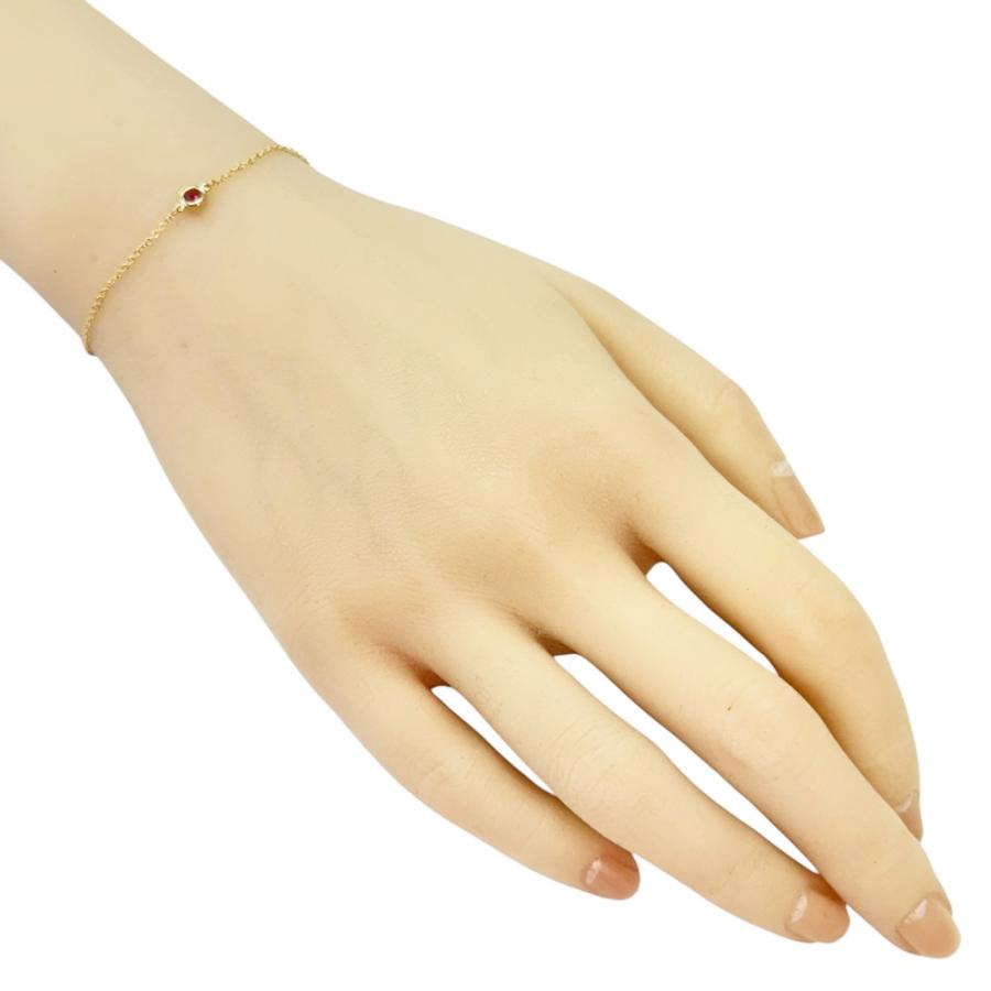 銀座本店Tiffany & Co. 18kゴールドブレスレット　バイザヤード TIFFANY&Co.（ティファニー） カラーバイザヤード ブレスレット 18金