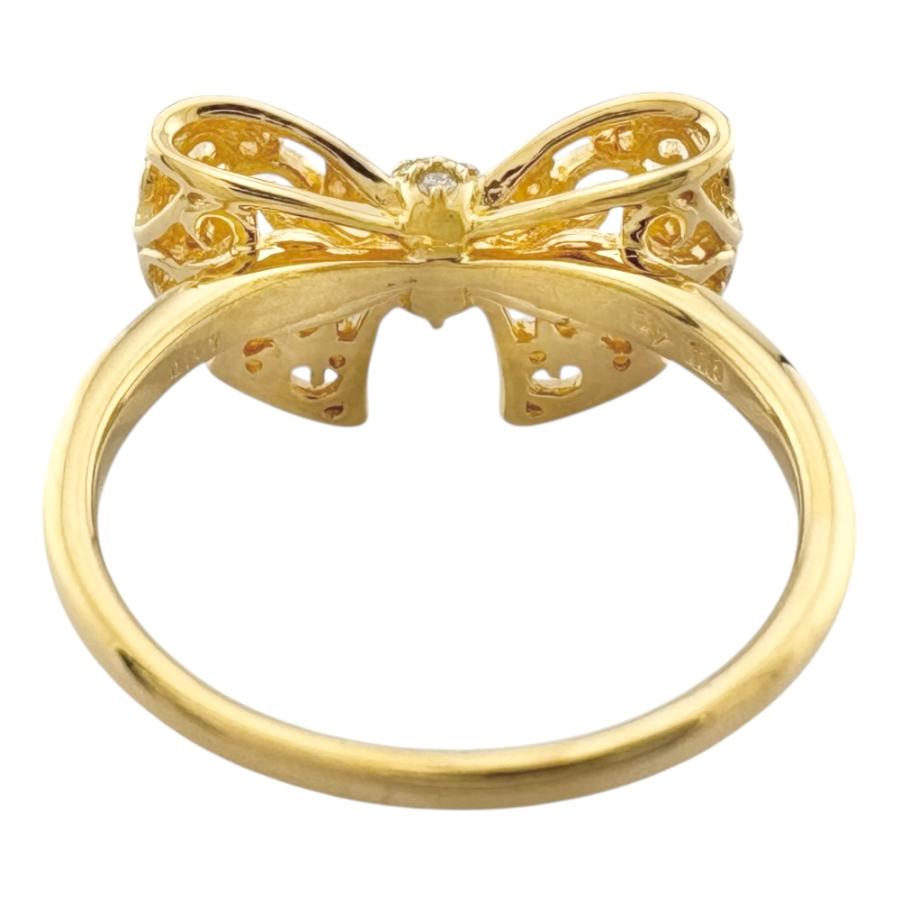 とも ポンテヴェキオ K18 フラワーモチーフ ダイヤリング 12号18金 Ponte Vecchio ポンテヴェキオ フラワーモチーフリング K18