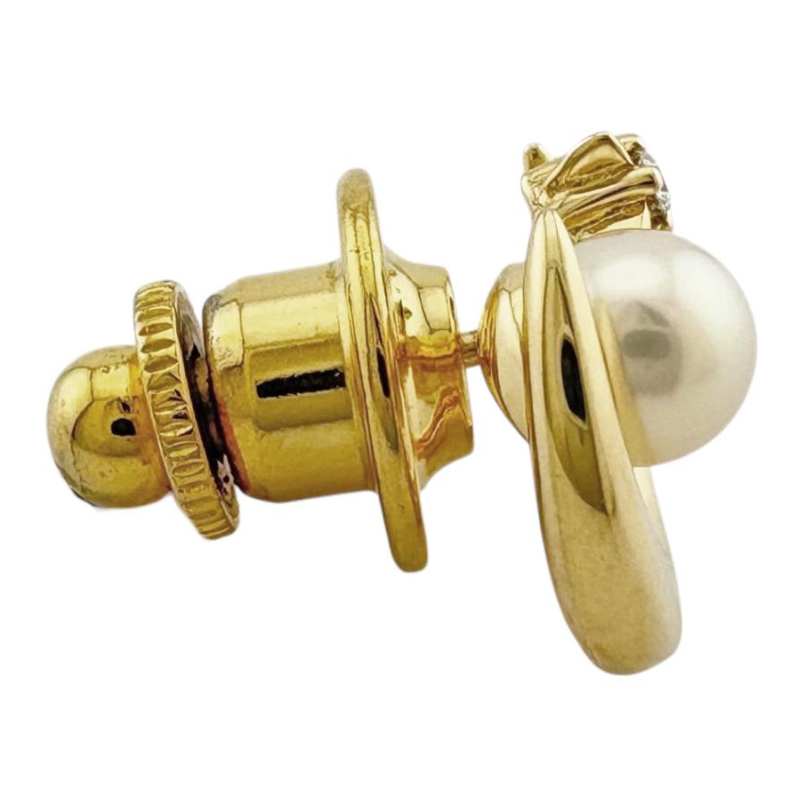 MIKIMOTO（ミキモト） ブローチ 18金 K18イエローゴールド