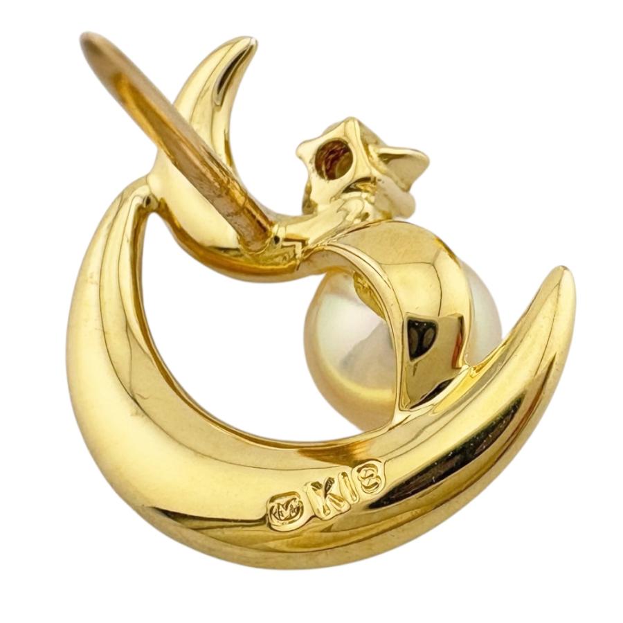 MIKIMOTO（ミキモト） ブローチ 18金 K18イエローゴールド