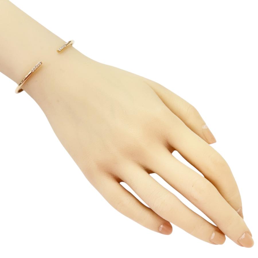 TIFFANY&Co.（ティファニー） メトロワイヤー バングル 18金 K18ピンク