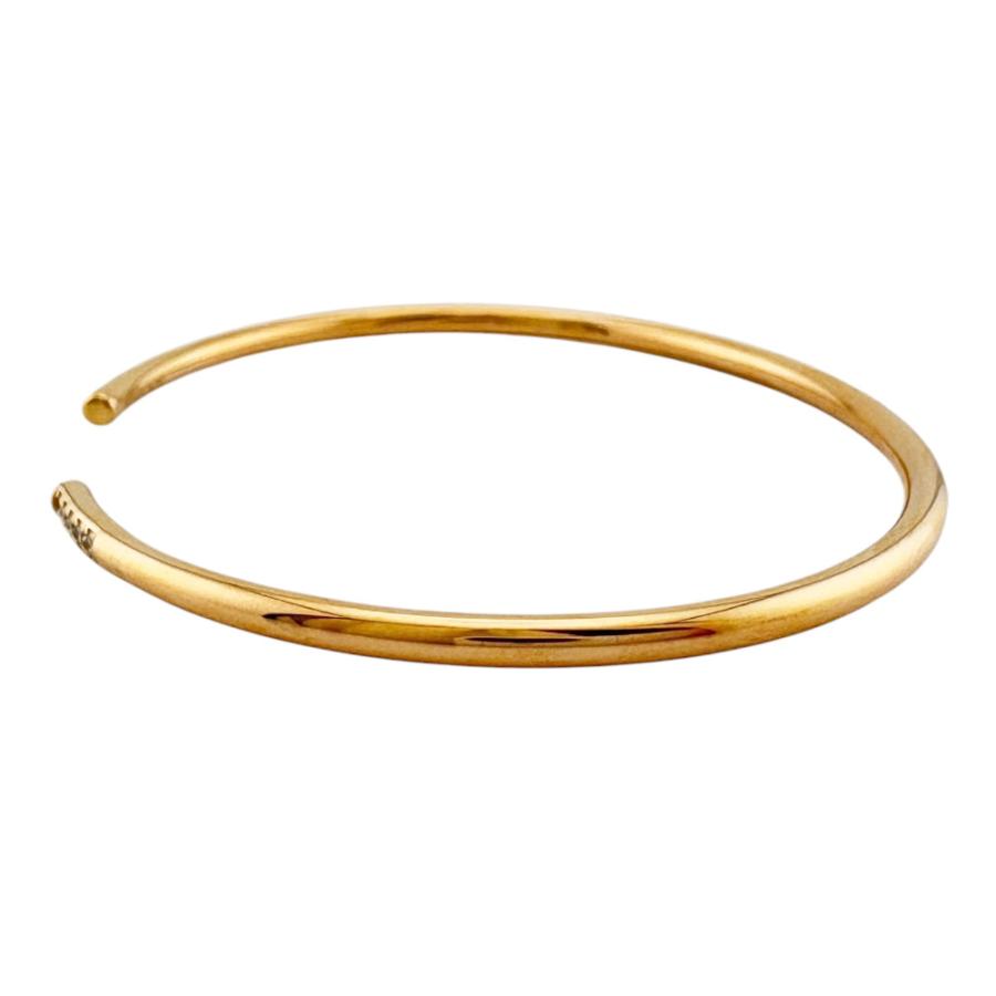 TIFFANY&Co.（ティファニー） メトロワイヤー バングル 18金 K18ピンク