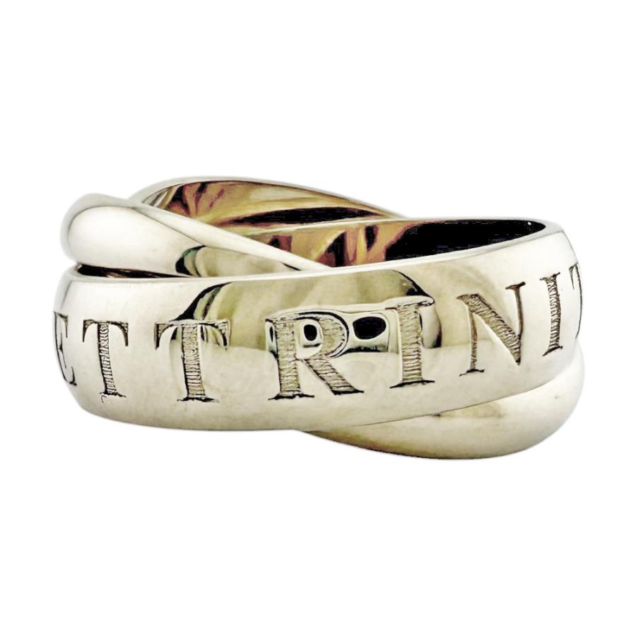 Cartier（カルティエ） トリニティ 3連 リング 指輪 10号 18金 K18