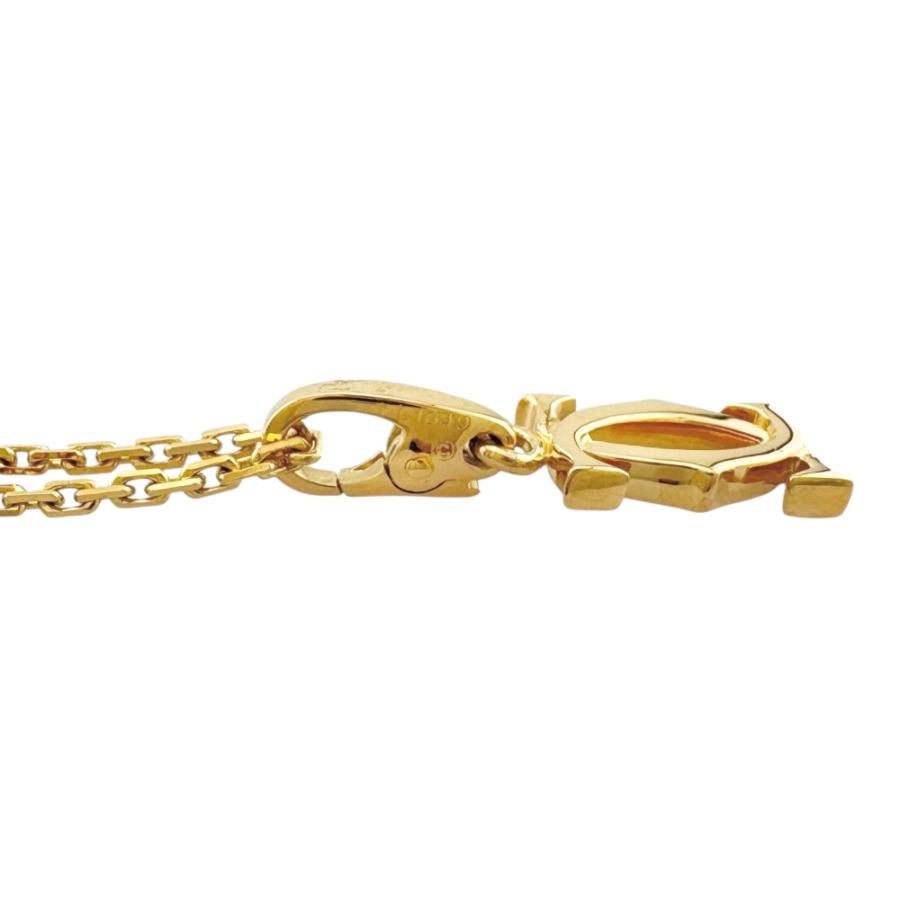 Cartier（カルティエ） 2チャーム ネックレス 18金 K18イエロー