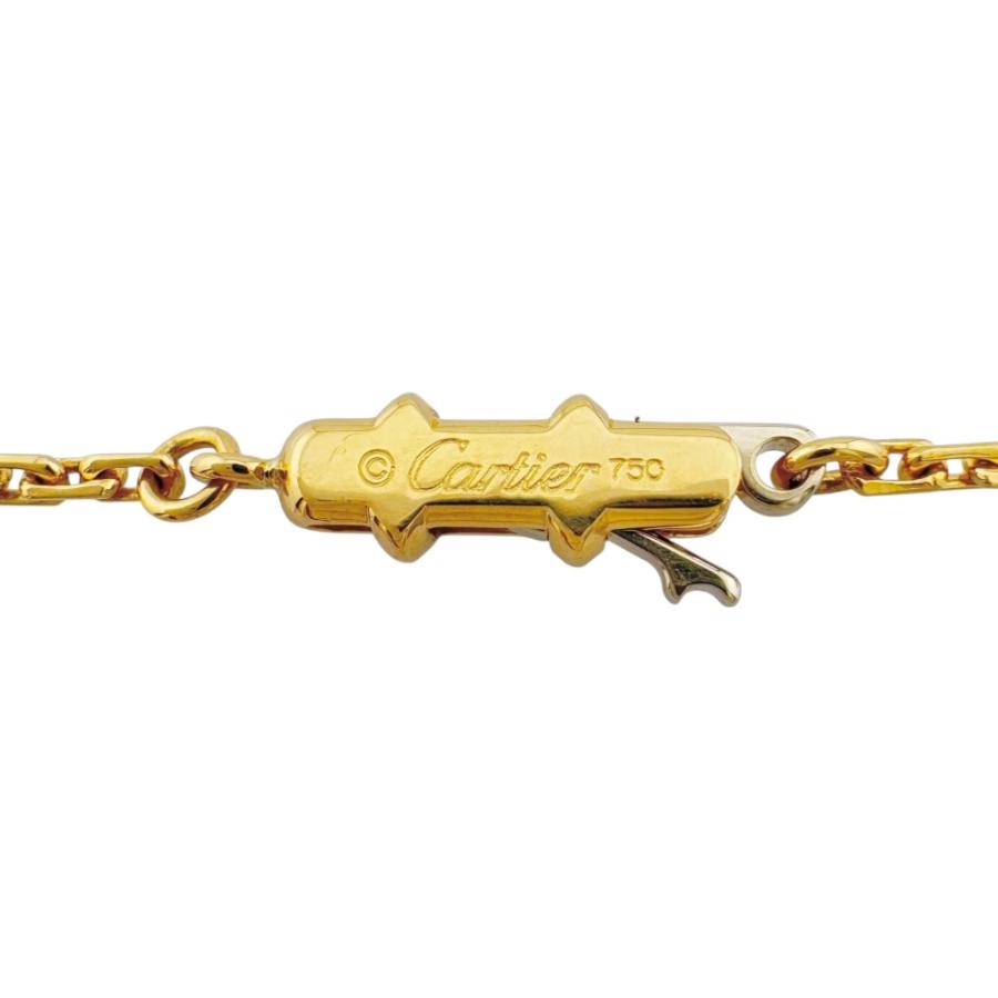 Cartier（カルティエ） 2チャーム ネックレス 18金 K18イエロー