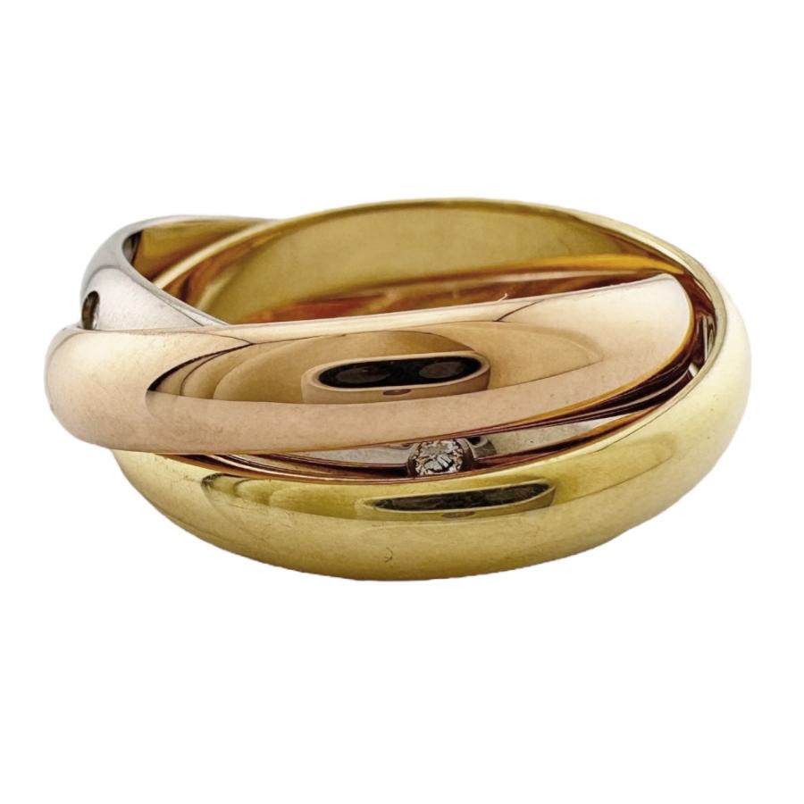 Cartier（カルティエ） トリニティ 3連 リング 指輪 11号 18金 K18