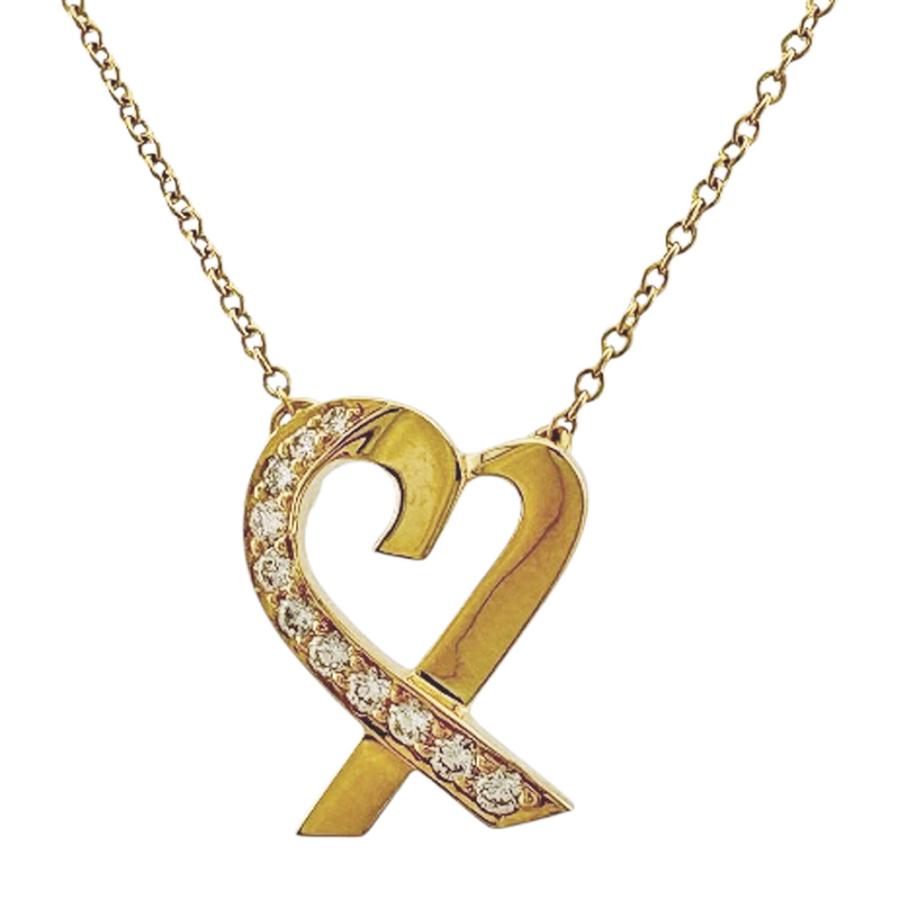 TIFFANY&Co.（ティファニー） ラビングハート ネックレス 18金 K18 