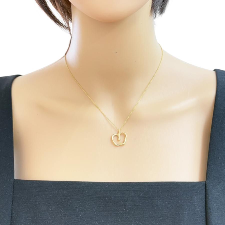 TIFFANY&Co. ティファニー アップル ネックレス 18金 K18イエロー  