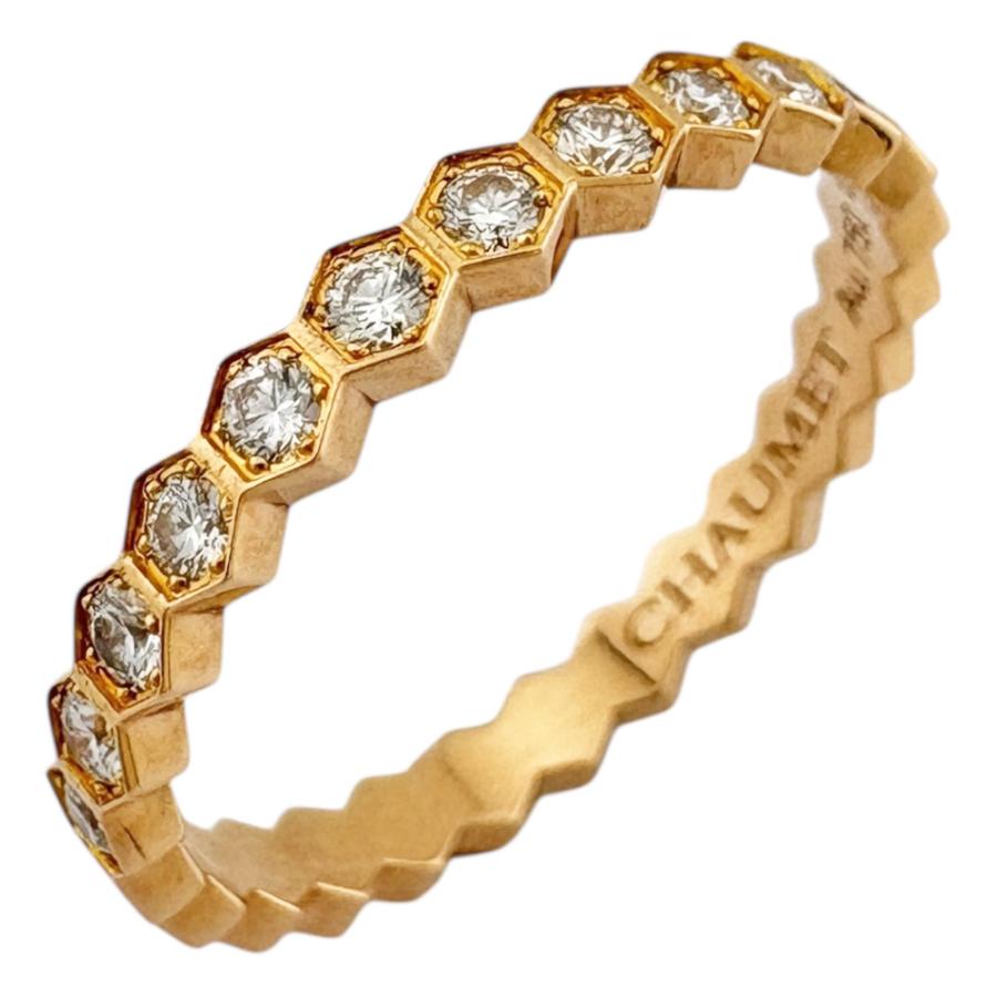 CHAUMET（ショーメ） ビー マイ ラブ ハニカム リング 指輪 9号 18金