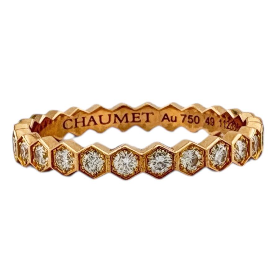 CHAUMET（ショーメ） ビー マイ ラブ ハニカム リング 指輪 9号 18金