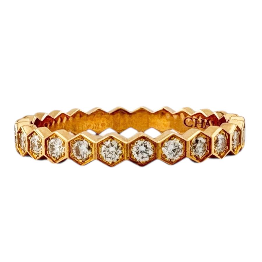 CHAUMET（ショーメ） ビー マイ ラブ ハニカム リング 指輪 9号 18金