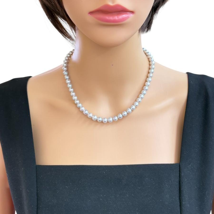 タサキ ネックレス シルバー アコヤパール レディース TASAKI 中古 美 