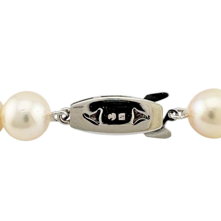 TASAKI あこやパール 3連 ネックレス シルバー アクセサリー TASAKI タサキ アコヤパール 真珠 ネックレス シルバー