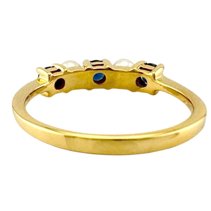 ティファニー サファイア パール リング 10号 指輪 K18 18金 ティファニー サファイア パール リング 10号 指輪 K18 18金 K18 18金