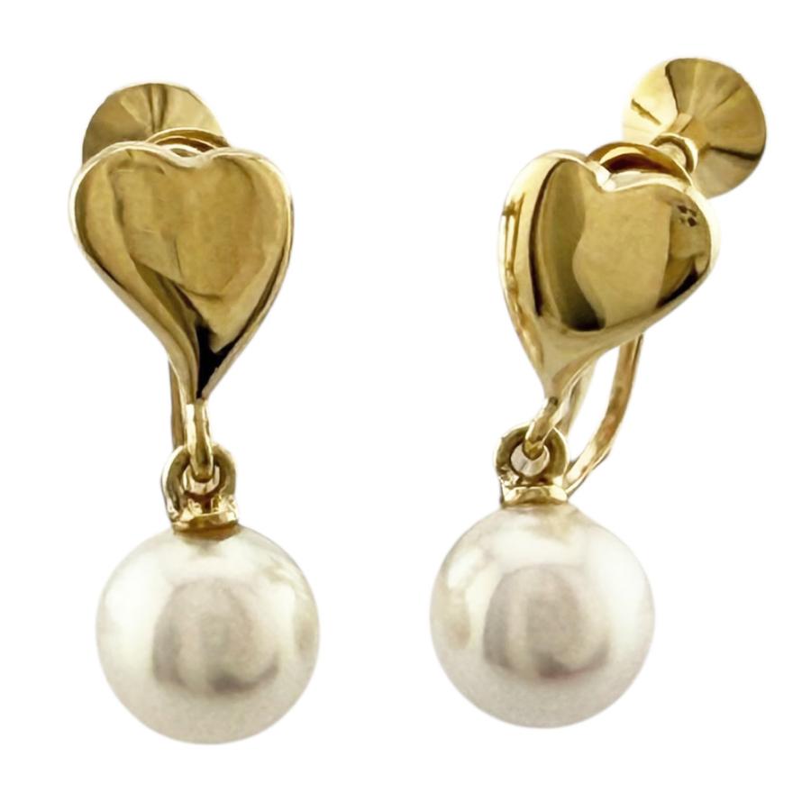 MIKIMOTO（ミキモト） イヤリング 18金 K18イエローゴールド