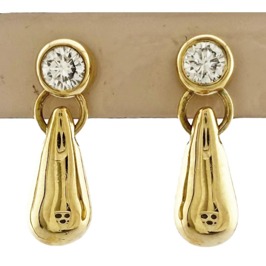 K18　三連ドロップピアス　ゴールド　金18　新品未使用 TIFFANY&Co. ティファニー ドロップ ピアス 18金 K18イエロー