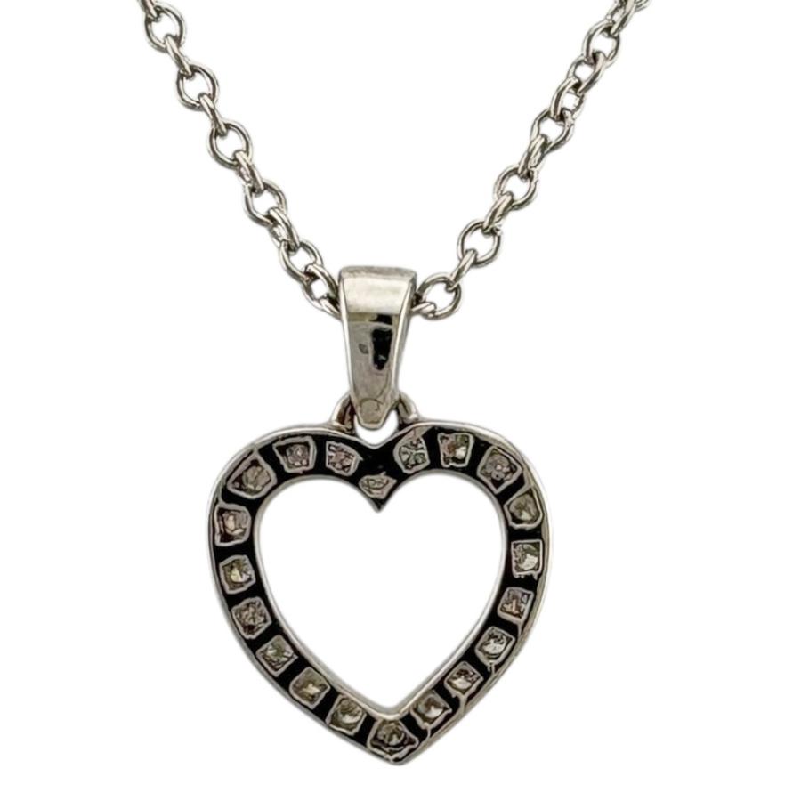 TIFFANY&Co.（ティファニー） メトロハート ネックレス Pt950プラチナ