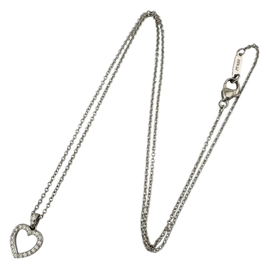 TIFFANY&Co.（ティファニー） メトロハート ネックレス Pt950プラチナ