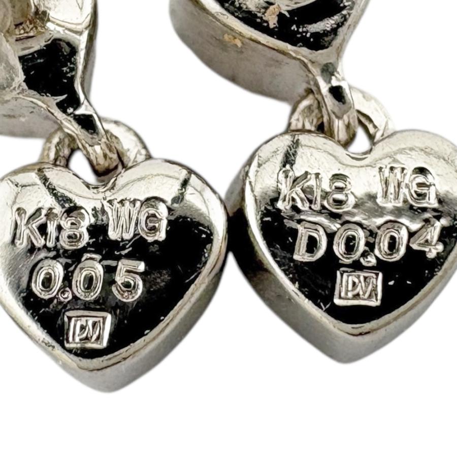 Ponte Vecchio 18Kホワイトゴールドダイヤモンドピアス Ponte Vecchio（ポンテヴェキオ） ピアス 18金 K18ホワイトゴールド