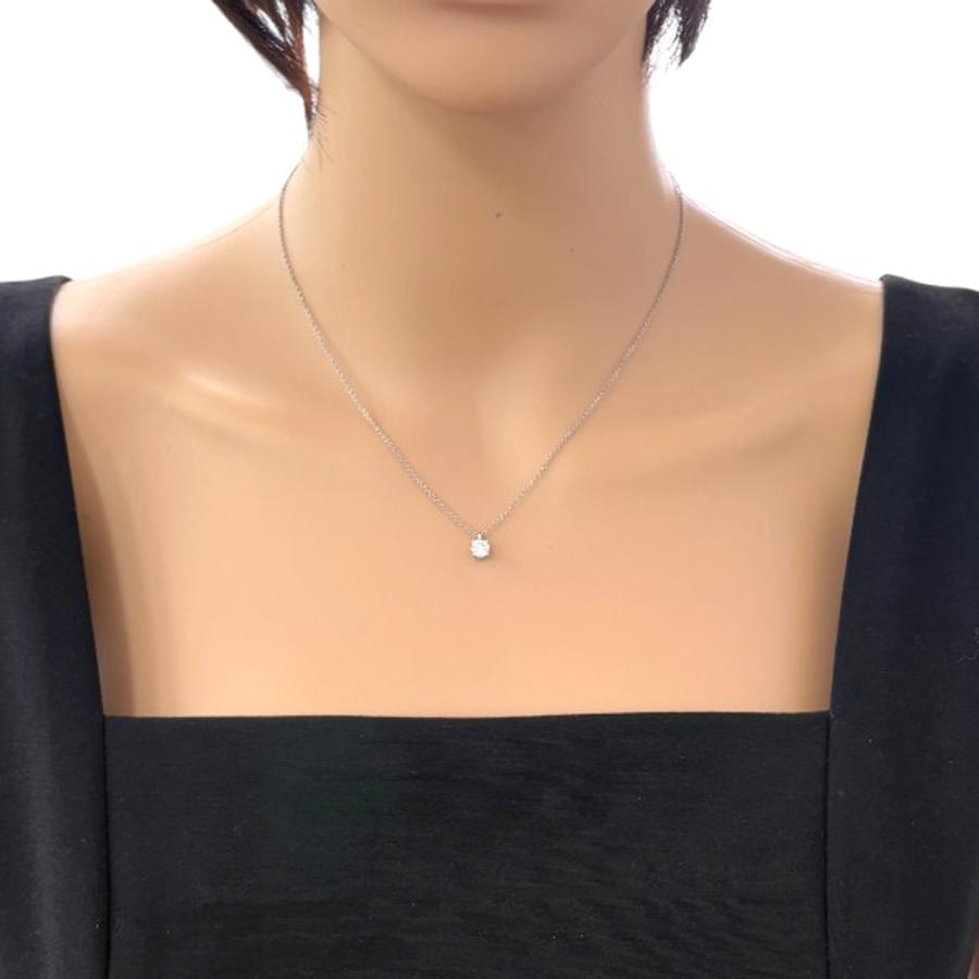 ティファニー Pt950 ソリティア ネックレス TIFFANY&Co.（ティファニー） ソリティア ネックレス Pt950プラチナ