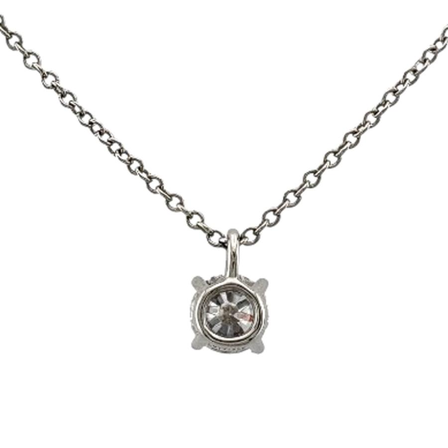 TIFFANY&Co.（ティファニー） ソリティア ネックレス Pt950プラチナ