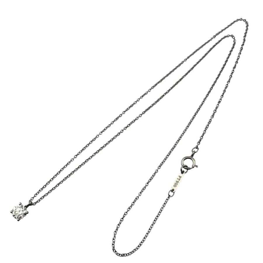 TIFFANY&Co.（ティファニー） ソリティア ネックレス Pt950プラチナ