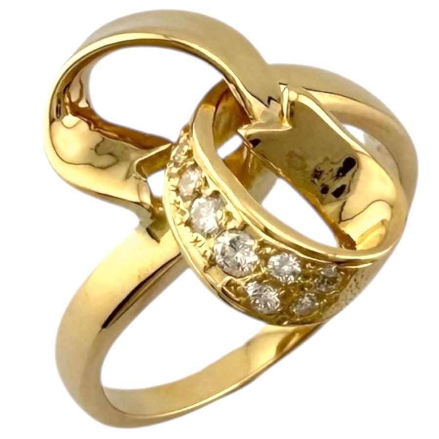 MIKIMOTO（ミキモト） リング 指輪 9号 18金 K18イエローゴールド