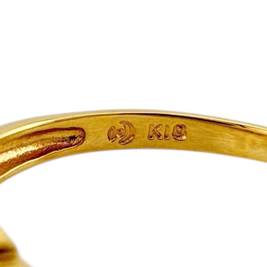 タサキ リング 指輪 10号 18金 K18イエローゴールド パール レディース