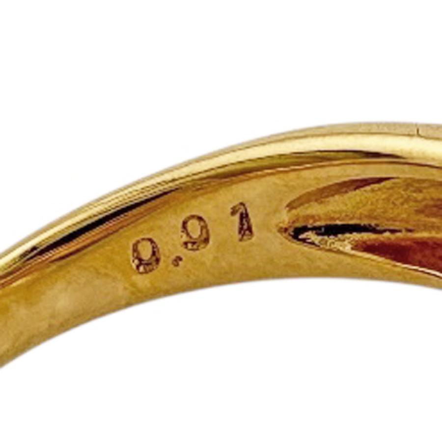 1792 タサキパールダイヤリングK18YGイエローゴールド11号 1792 タサキ