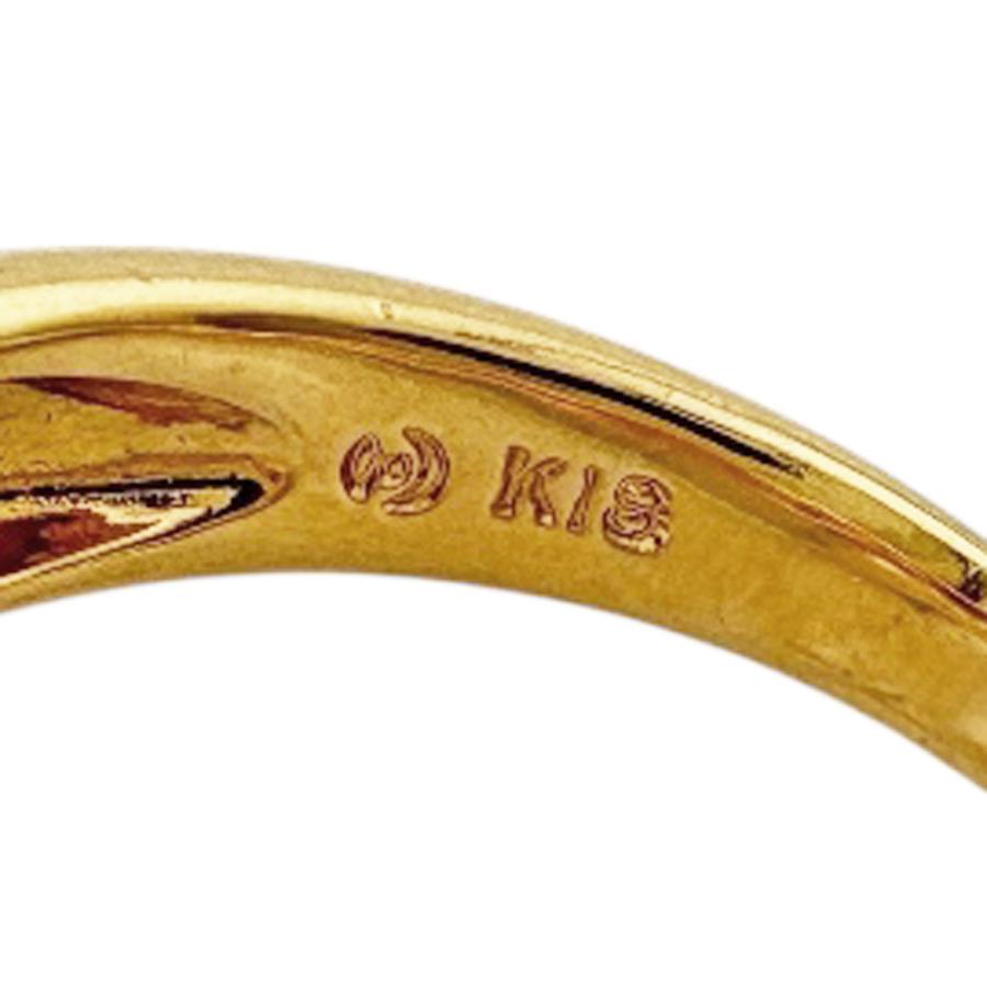 タサキ リング 指輪 11号 18金 K18イエローゴールド パール レディース