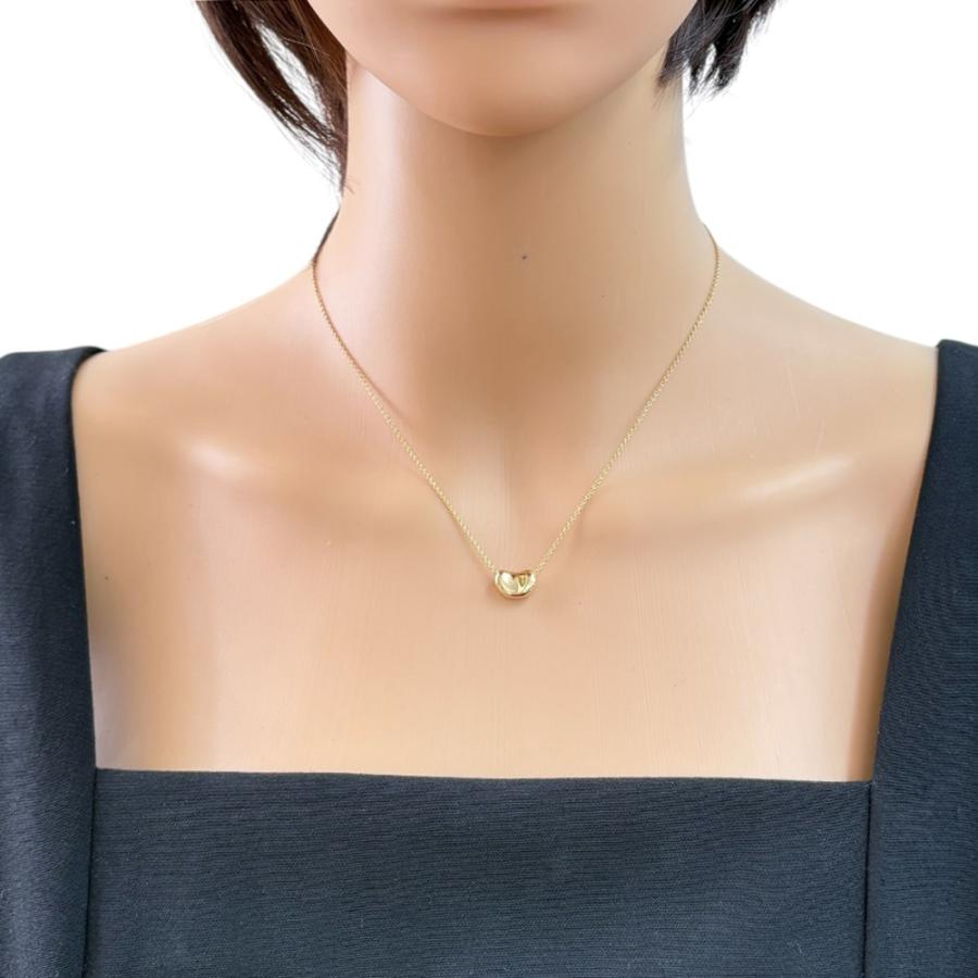 TIFFANY & CO. ティファニー　ビーンネックレス　ゴールド750 TIFFANY&Co.（ティファニー） ネックレス ビーンズ 750YG K18YG